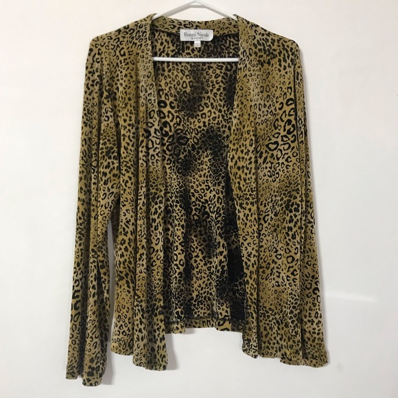 Leopard print vintage cardigan - Picture 4 of 6